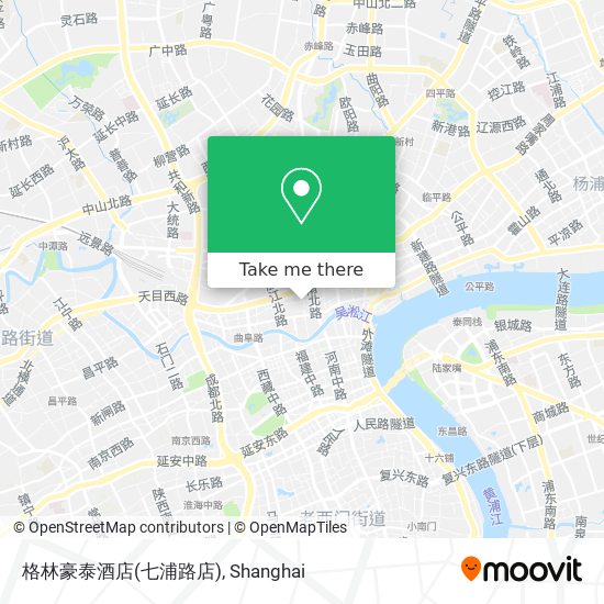 格林豪泰酒店(七浦路店) map