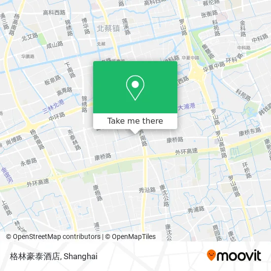 格林豪泰酒店 map