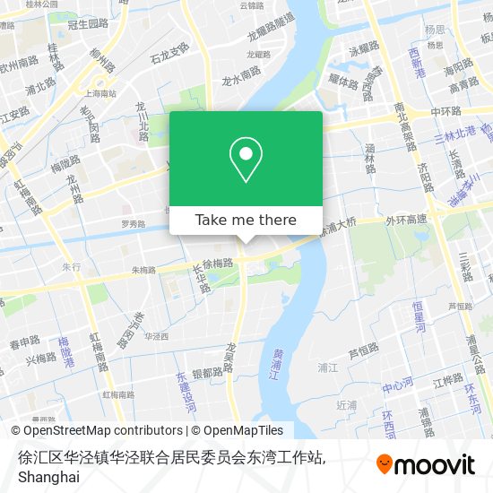 徐汇区华泾镇华泾联合居民委员会东湾工作站 map