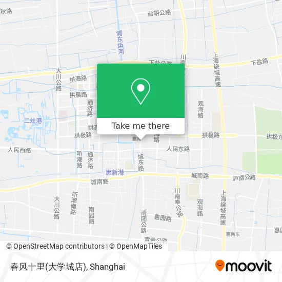 春风十里(大学城店) map