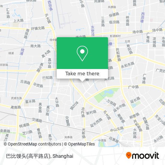 巴比馒头(高平路店) map