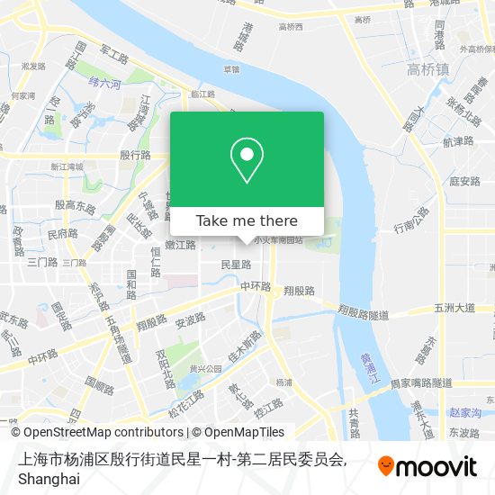 上海市杨浦区殷行街道民星一村-第二居民委员会 map