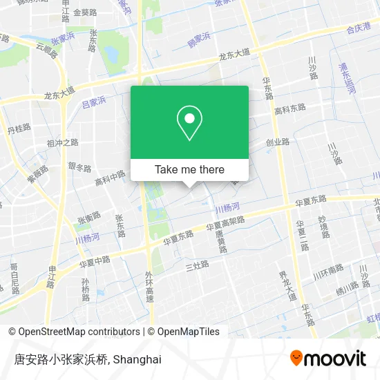 唐安路小张家浜桥 map