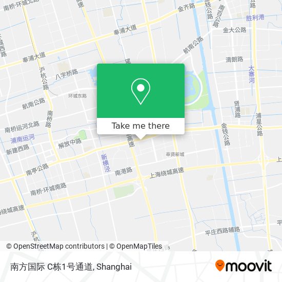 南方国际 C栋1号通道 map