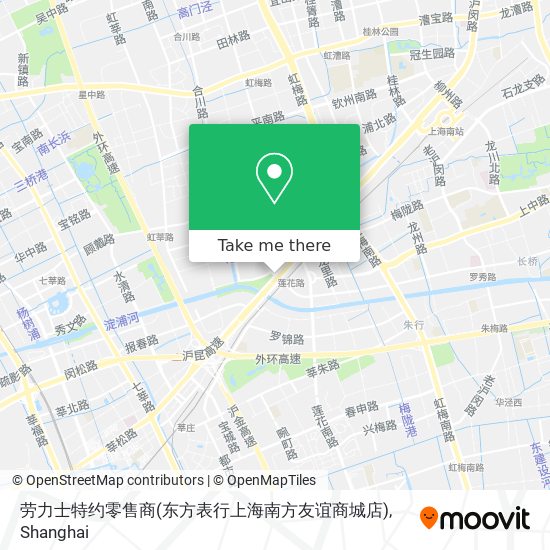 劳力士特约零售商(东方表行上海南方友谊商城店) map