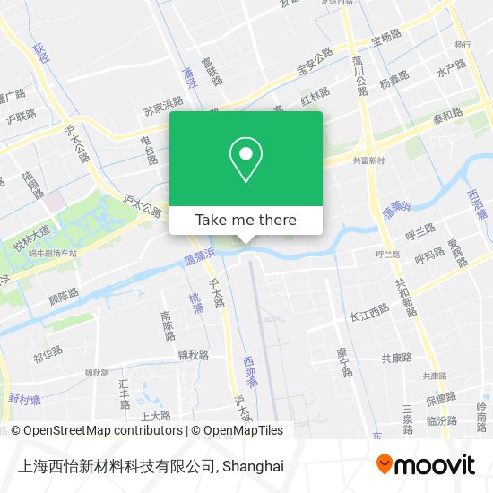 上海西怡新材料科技有限公司 map