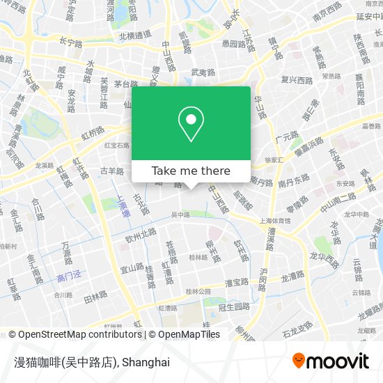 漫猫咖啡(吴中路店) map