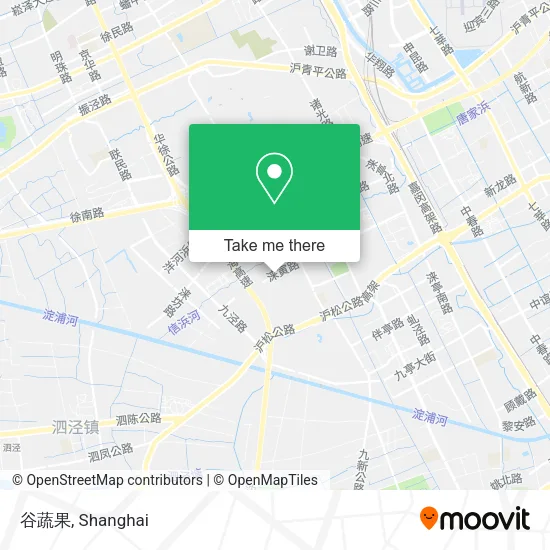 谷蔬果 map