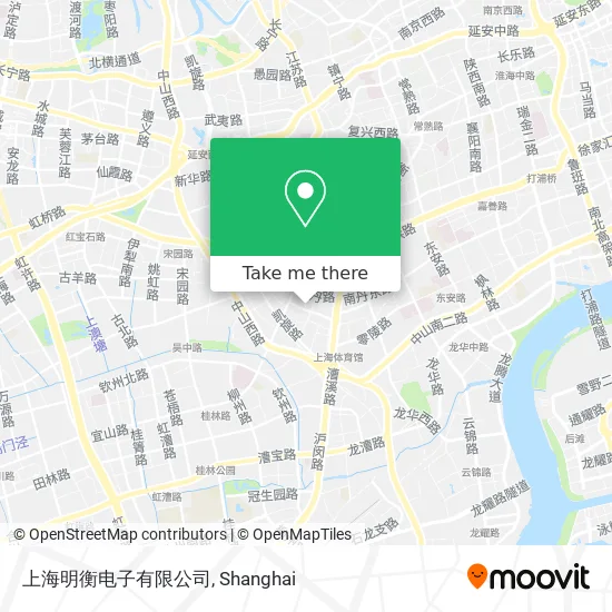 上海明衡电子有限公司 map