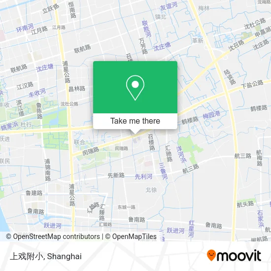 上戏附小 map