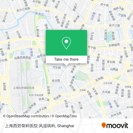 上海西郊骨科医院-风湿病科 map