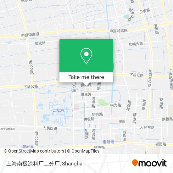 上海南极涂料厂二分厂 map
