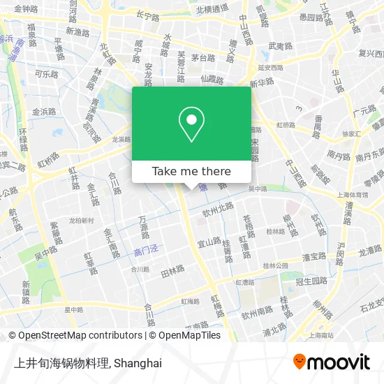 上井旬海锅物料理 map