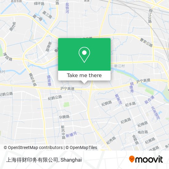 上海得财印务有限公司 map