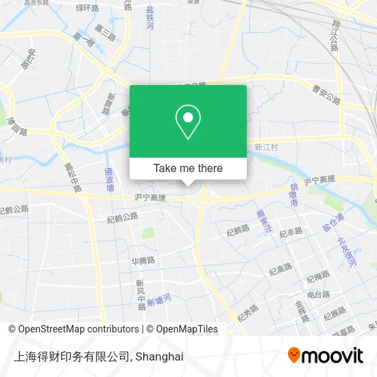 上海得财印务有限公司 map
