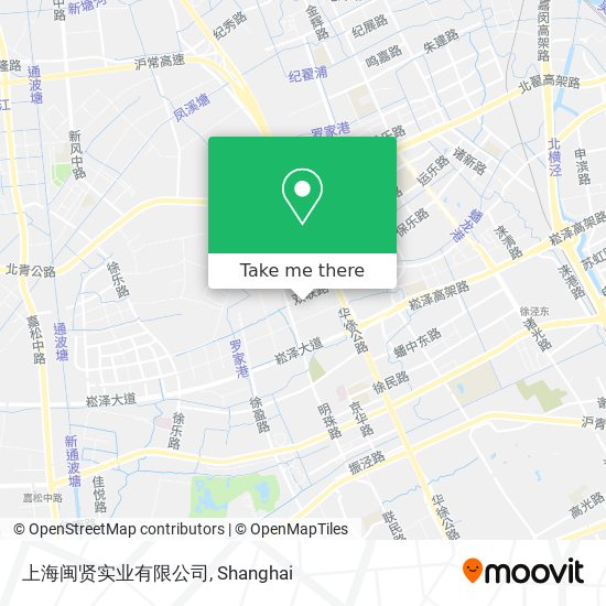 上海闽贤实业有限公司 map