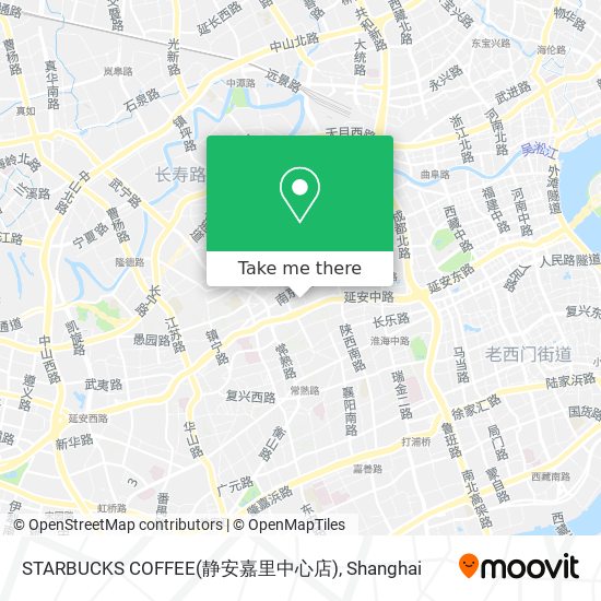 STARBUCKS COFFEE(静安嘉里中心店) map