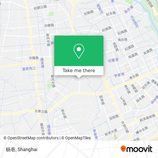 杨巷 map