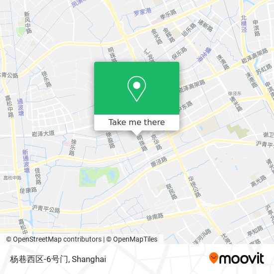 杨巷西区-6号门 map