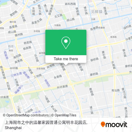 上海闹市之中的温馨家园普通公寓明丰花园店 map