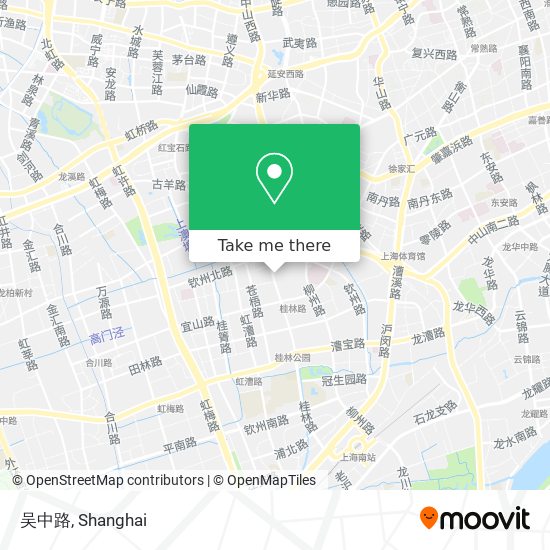 吴中路 map