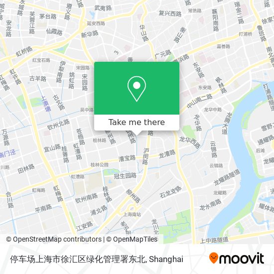 停车场上海市徐汇区绿化管理署东北 map