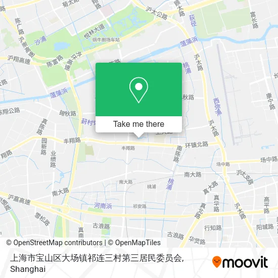 上海市宝山区大场镇祁连三村第三居民委员会 map