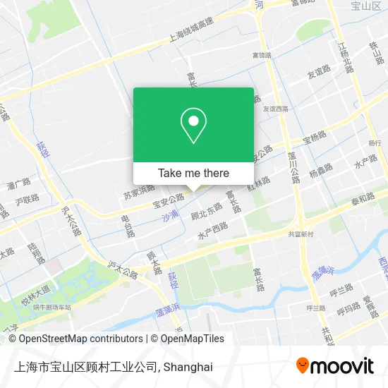 上海市宝山区顾村工业公司 map
