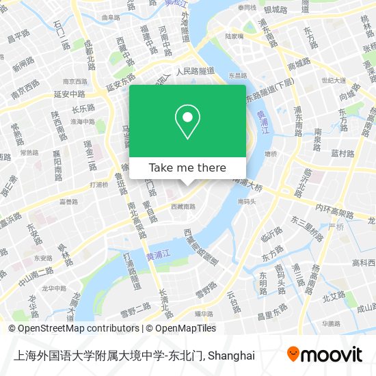 上海外国语大学附属大境中学-东北门 map