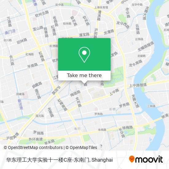 华东理工大学实验十一楼C座-东南门 map