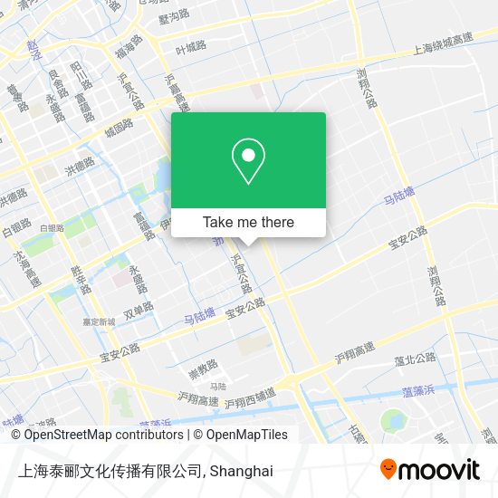 上海泰郦文化传播有限公司 map