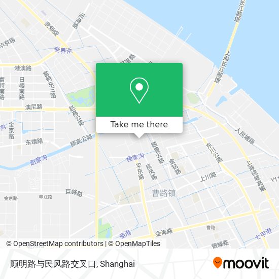 顾明路与民风路交叉口 map