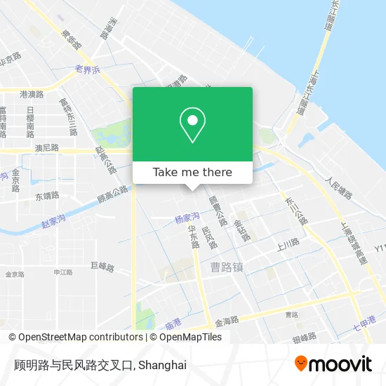 顾明路与民风路交叉口 map