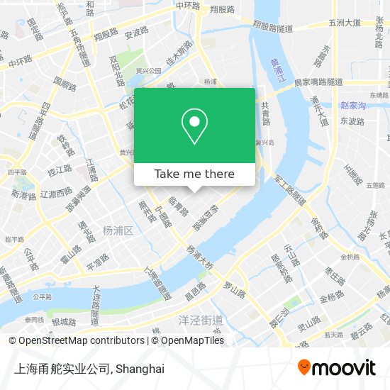 上海甬舵实业公司 map