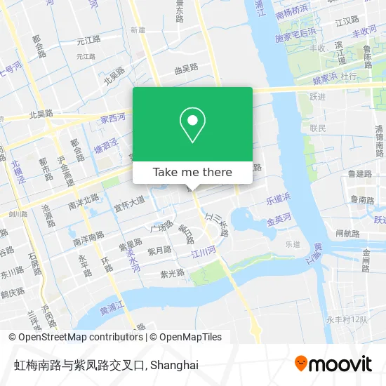 虹梅南路与紫凤路交叉口 map