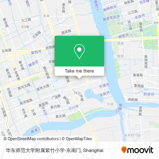 华东师范大学附属紫竹小学-东南门 map