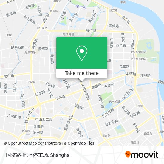 国济路-地上停车场 map