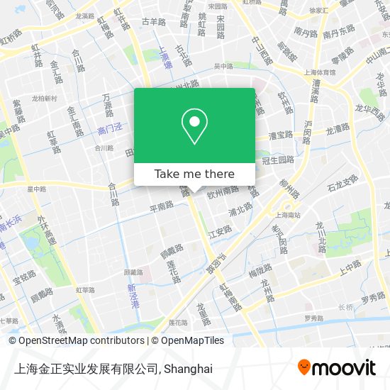 上海金正实业发展有限公司 map