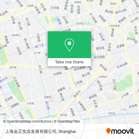 上海金正实业发展有限公司 map