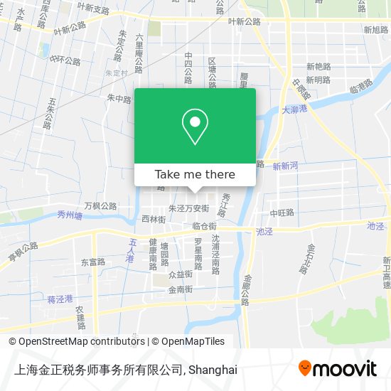 上海金正税务师事务所有限公司 map