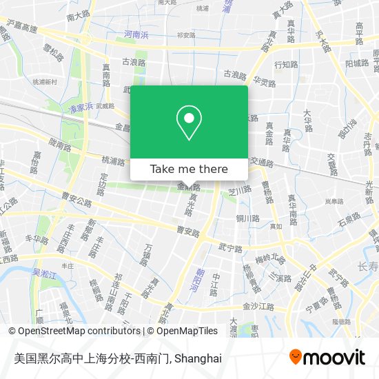 美国黑尔高中上海分校-西南门 map