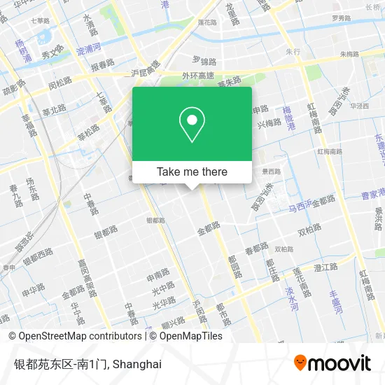 银都苑东区-南1门 map