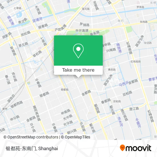 银都苑-东南门 map