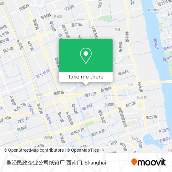 吴泾民政企业公司纸箱厂-西南门 map