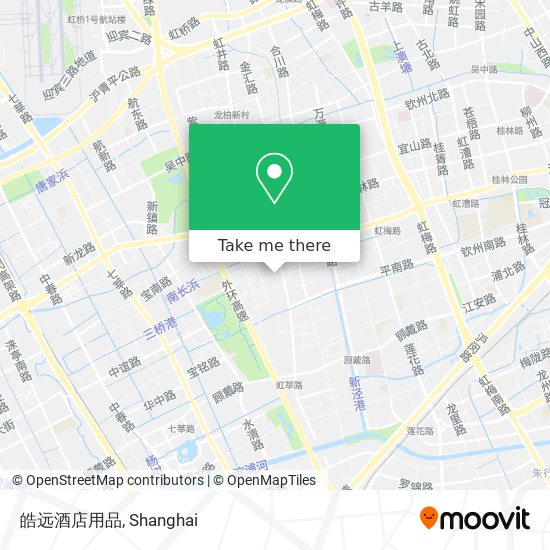 皓远酒店用品 map