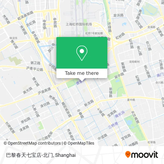 巴黎春天七宝店-北门 map