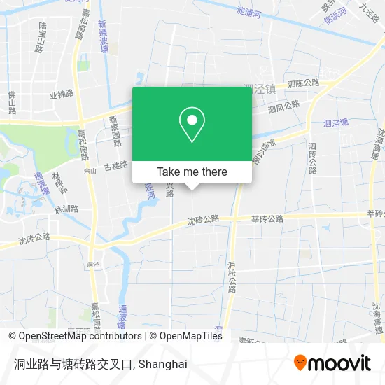洞业路与塘砖路交叉口 map