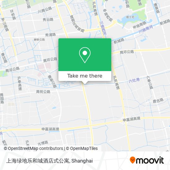 上海绿地乐和城酒店式公寓 map