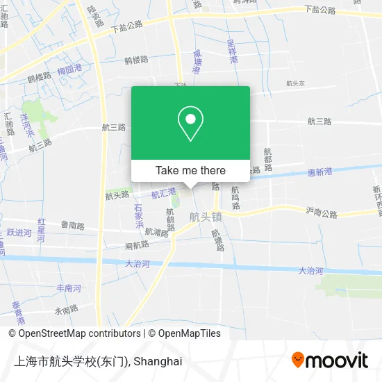 上海市航头学校(东门) map