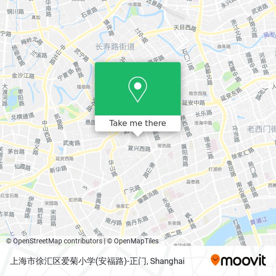 上海市徐汇区爱菊小学(安福路)-正门 map